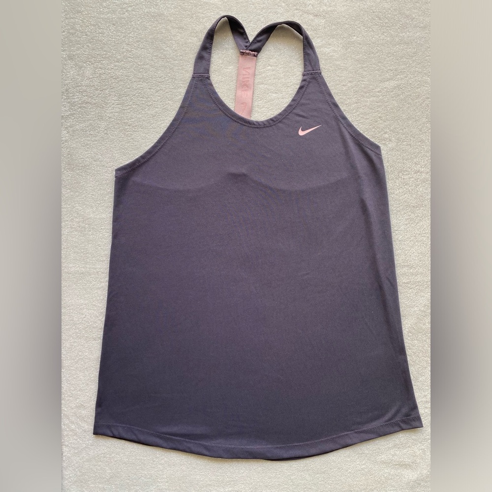 Purple and Pink Nike Active Tank Top